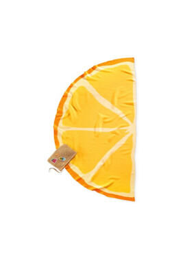 NWT Collection XIIX Eighteen Orange Beach Pool Cover-Up Wrap & Pouch Set OS